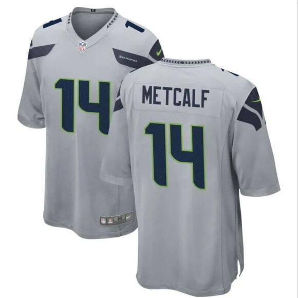 Nike Other - NWT Nike DK Metcalf Seattle Seahawks Grey Jersey Size XL
